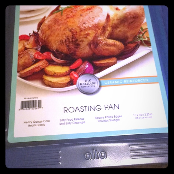 NEW with tags Alta Bakeware non-stick Roasting Pan - Picture 1 of 8